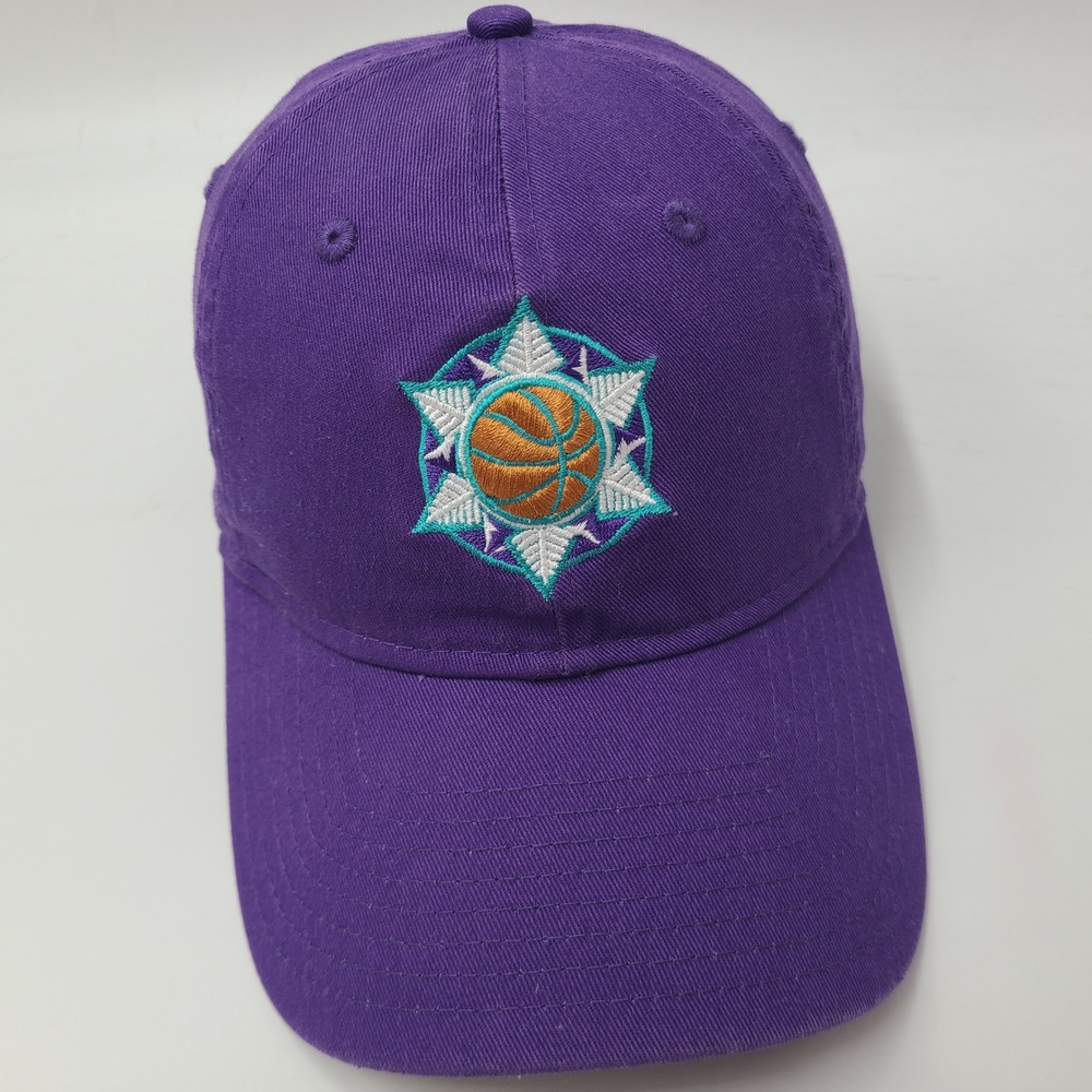 Utah Jazz Hat Strapback New Era 9Twenty Purple NBA Vintage Retro Snowflake Logo